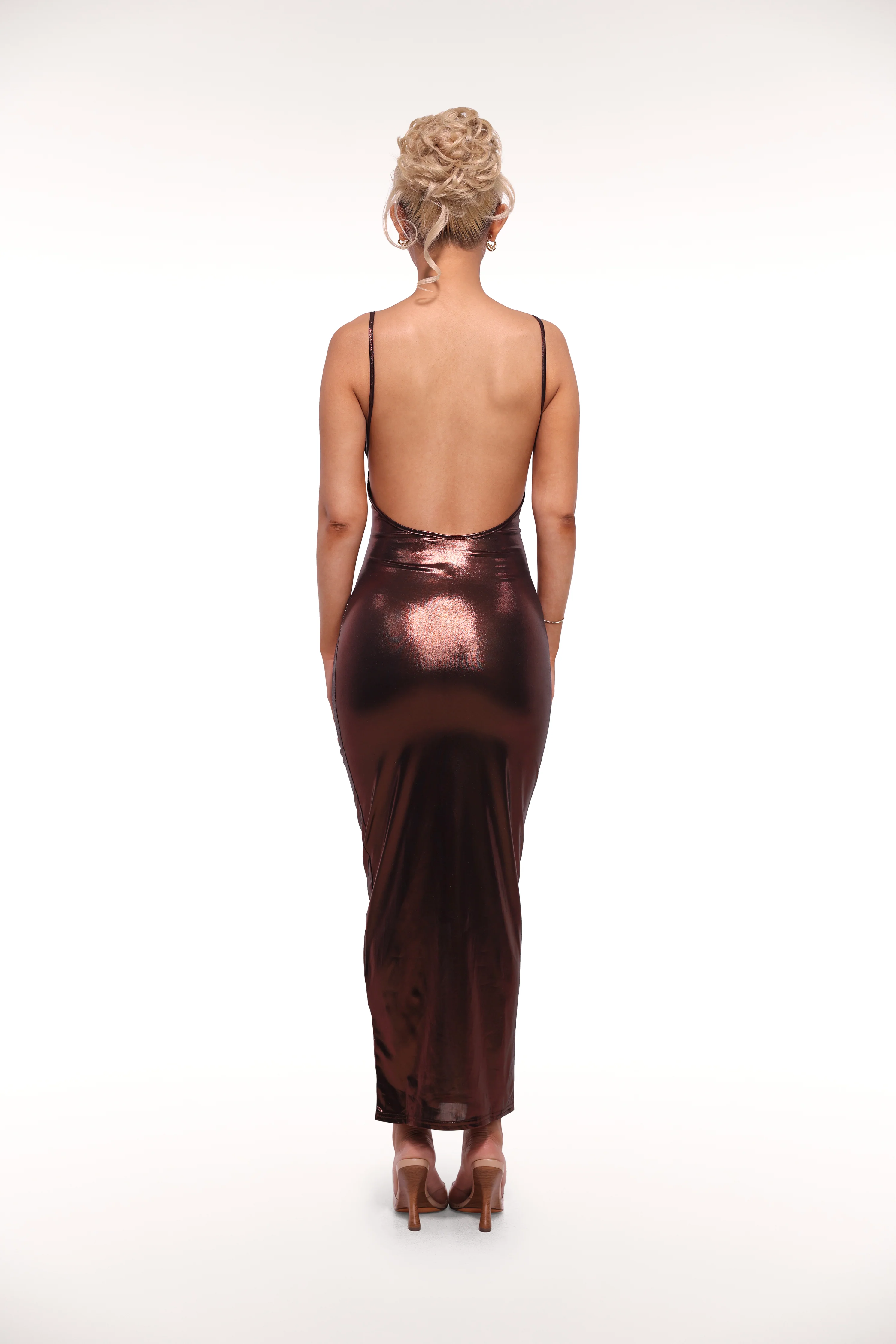 Chocolate Maxi Dress - Image 4